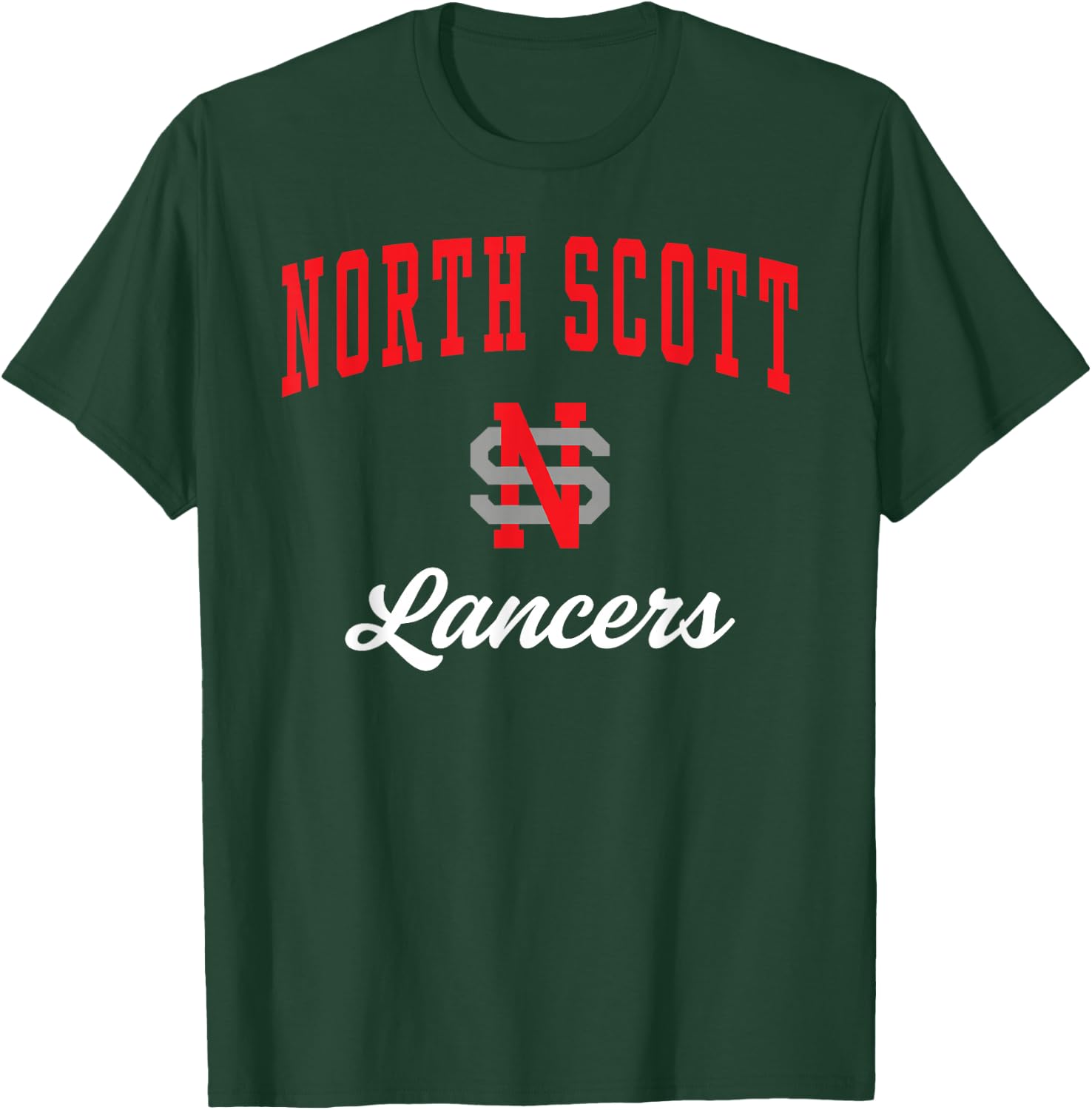 North Scott High School Lancers T-Shirt - T-Shirt | Forest