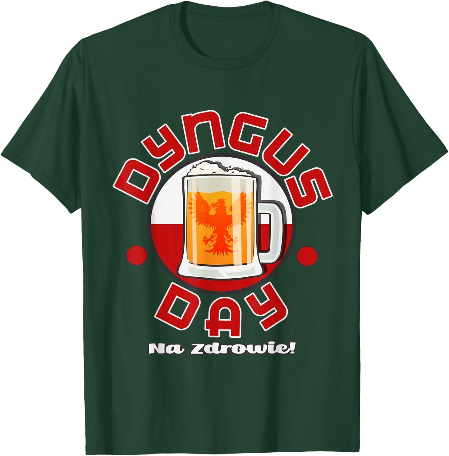 Funny Dyngus Day Polish Drinking Beer Mug T-Shirt - T-Shirt | Forest
