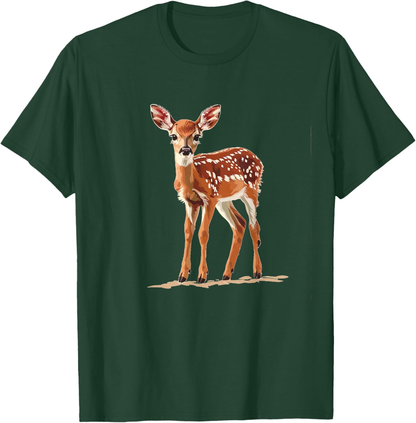 Happy deer fawn animal T-Shirt - T-Shirt | Forest