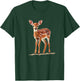 Happy deer fawn animal T-Shirt - T-Shirt | Forest
