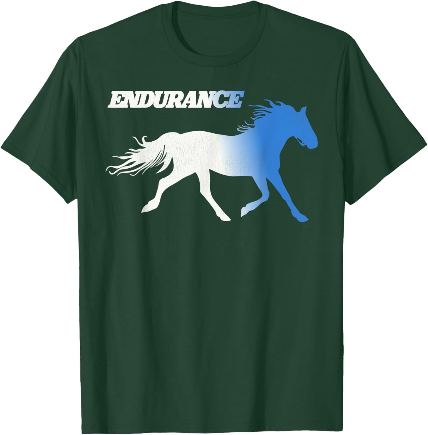 Funny Napo Leo Dynamite Retro Running Horses Endurance T-Shirt - T-Shirt | Forest