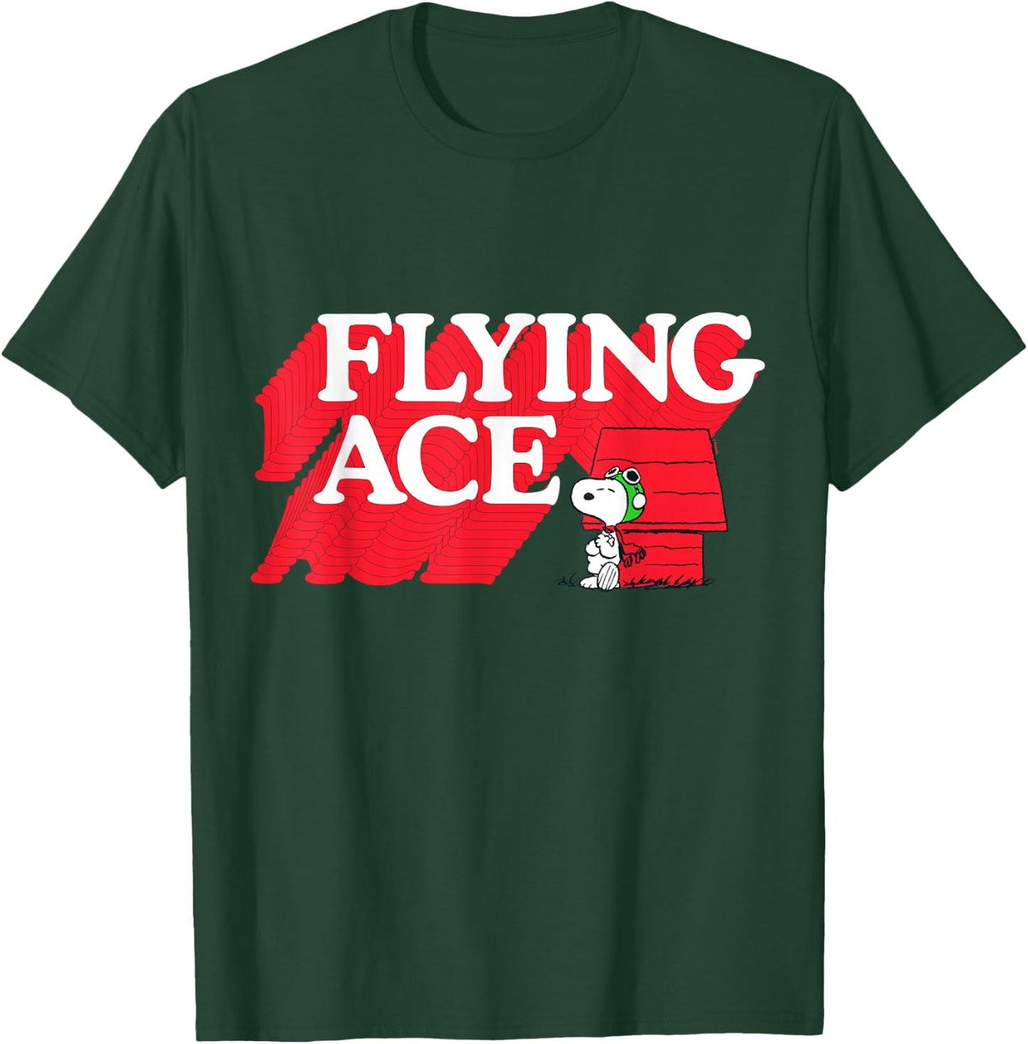 Peanuts Flying Ace T-Shirt - T-Shirt | Forest