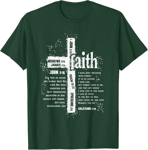 Faith Cross and Bible Verses