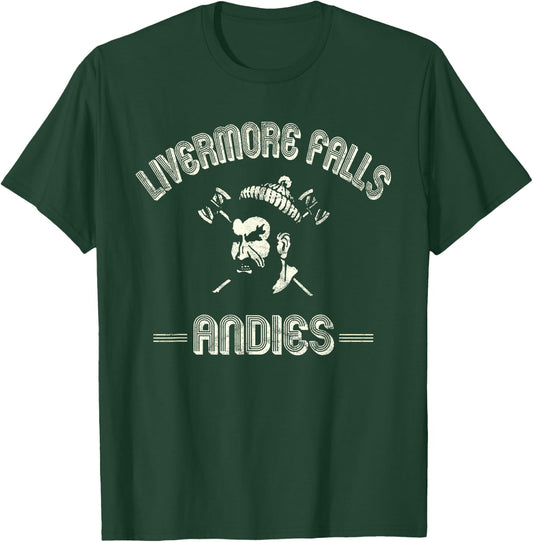 Livermore Falls Andies - (Reliced Vintage) LFHS, Maine T-Shirt - T-Shirt | Forest