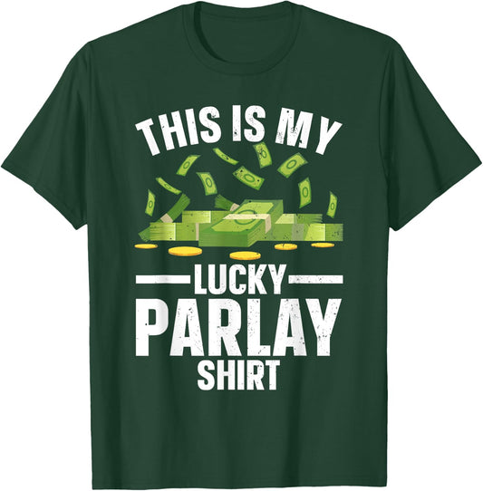 Funny Sports Betting Art Women Parlay Sports Gambler T-Shirt - T-Shirt | Forest