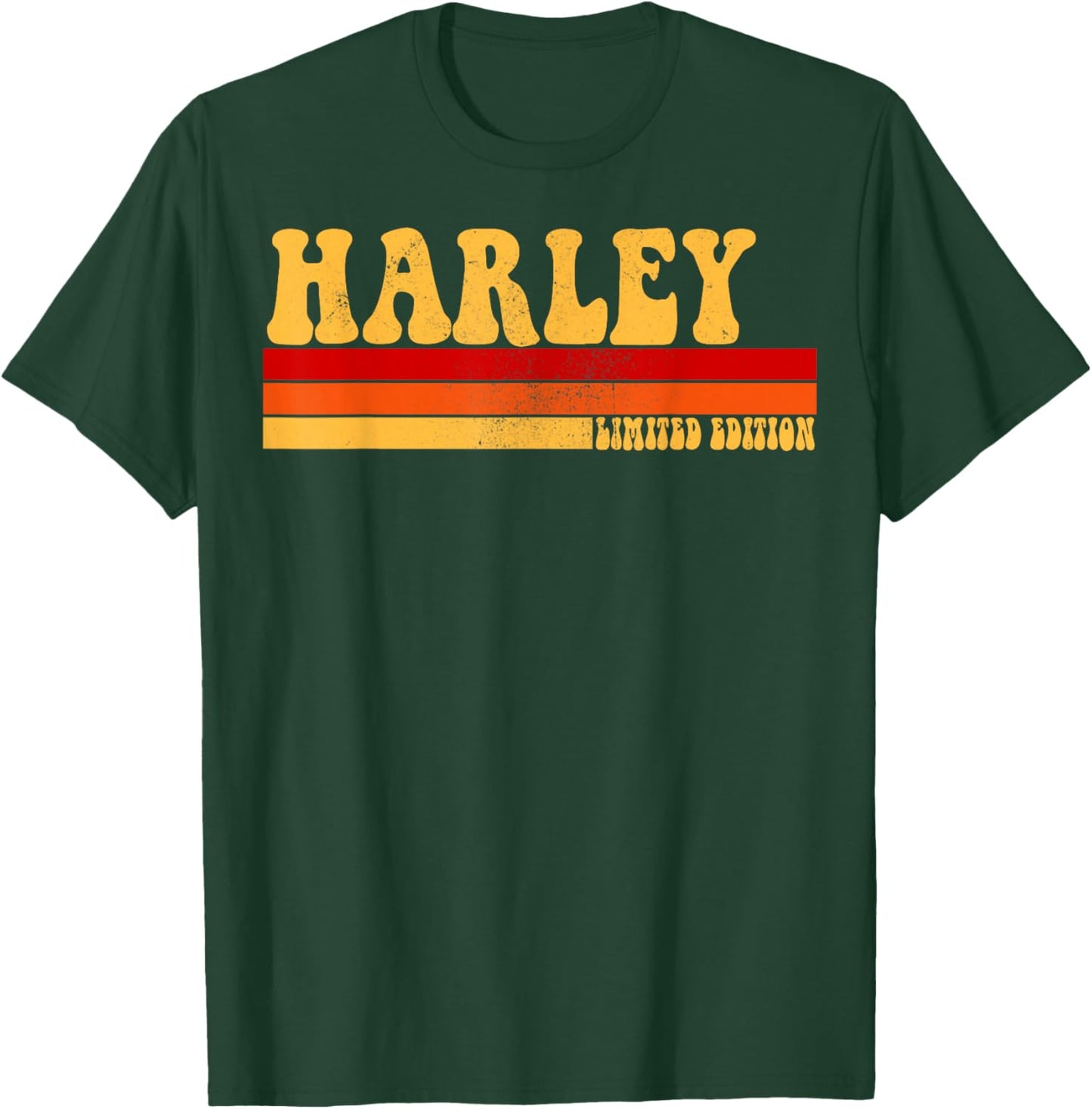 HARLEY Name Personalized Idea Men Retro Vintage HARLEY T-Shirt - T-Shirt | Forest