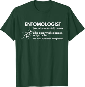 Entomologist Definition Funny Entomology Science Gift T-Shirt - T-Shirt | Forest