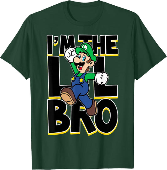Super Mario Luigi I'm The Lil Bro T-Shirt - T-Shirt | Forest