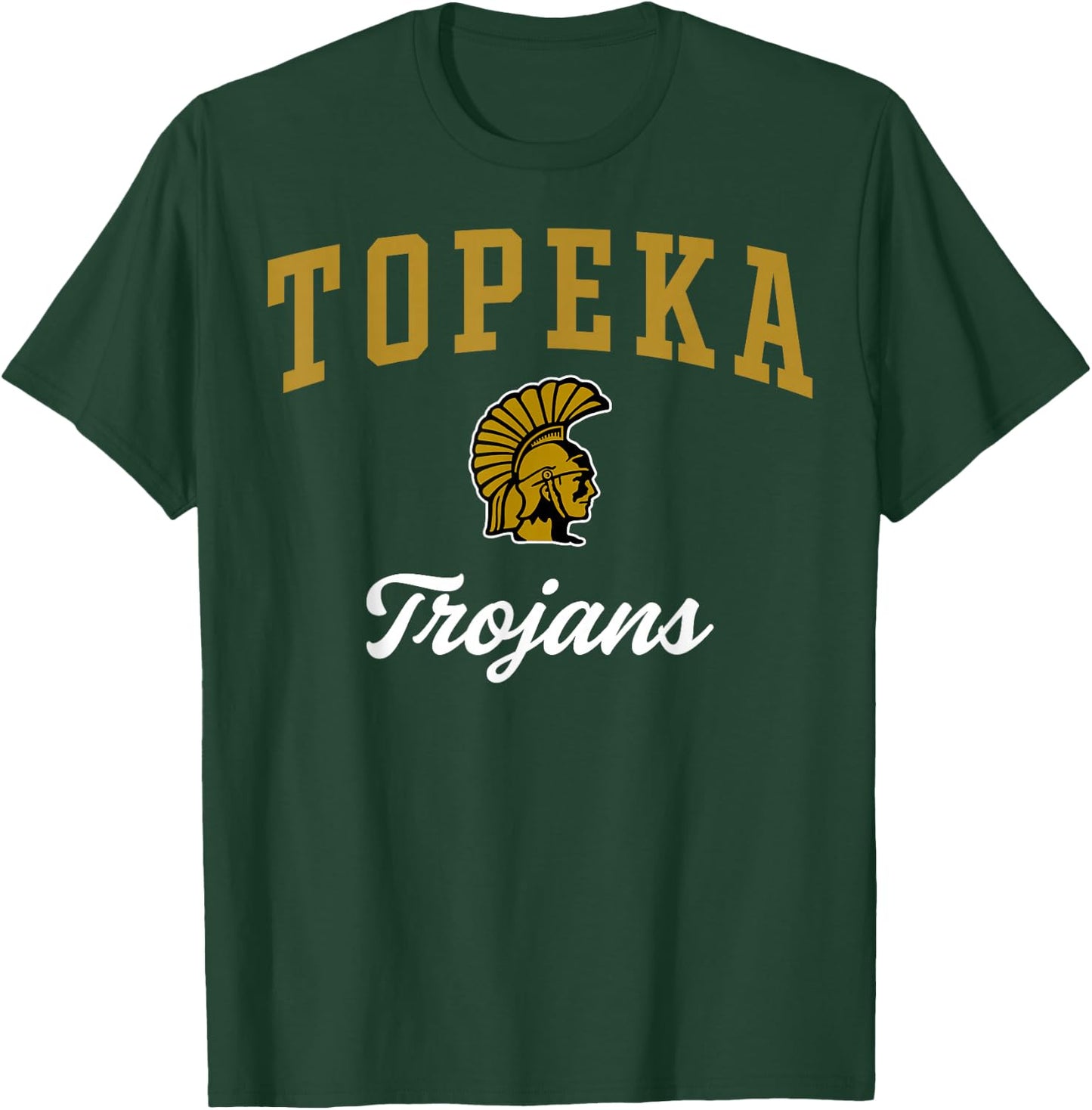Topeka High School Trojans C3 T-Shirt - T-Shirt | Forest