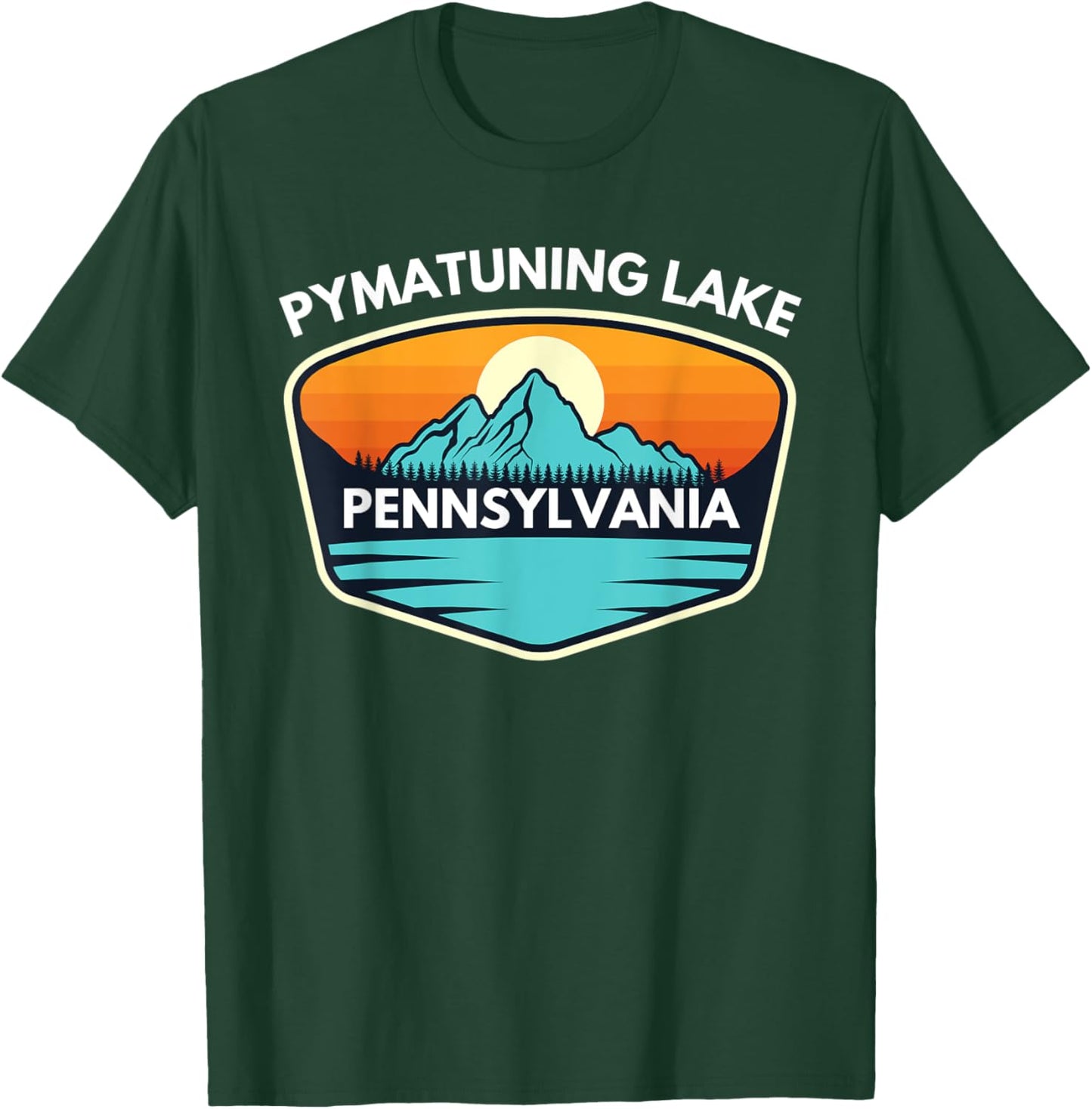 Pymatuning Lake Pennsylvania Trip Summer Fishing Camping Men Women Kids T-Shirt - T-Shirt | Forest
