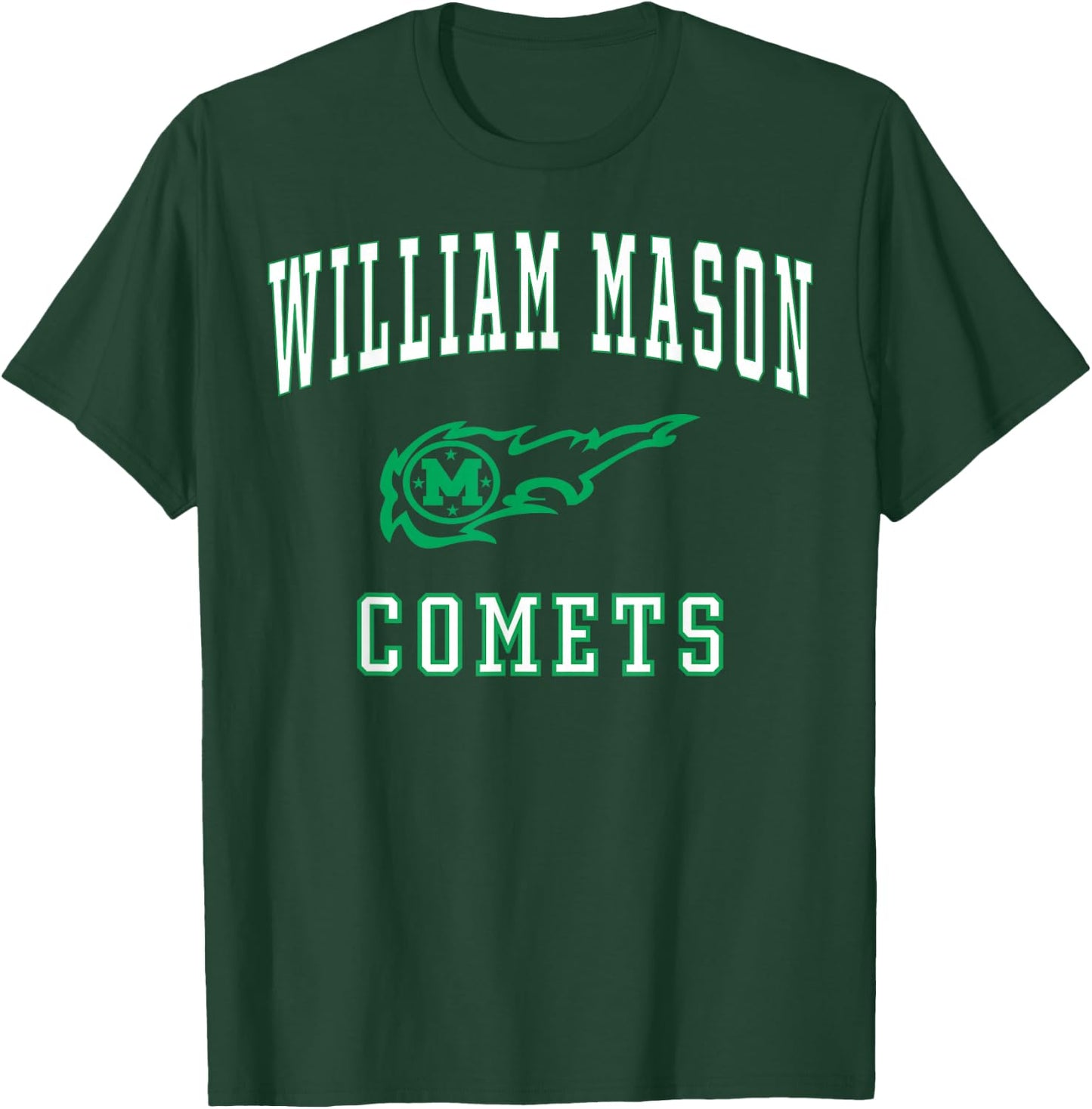 William Mason High School Comets C1 T-Shirt - T-Shirt | Forest