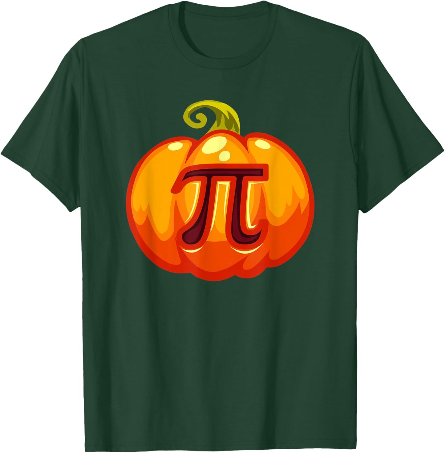 Math Teacher Halloween Costume Pumpkin Pi Pun Pie Gift Men . T-Shirt - T-Shirt | Forest