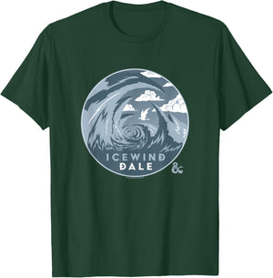 Dungeons & Dragons Icewind Dale Landscape Logo T-Shirt - T-Shirt | Forest