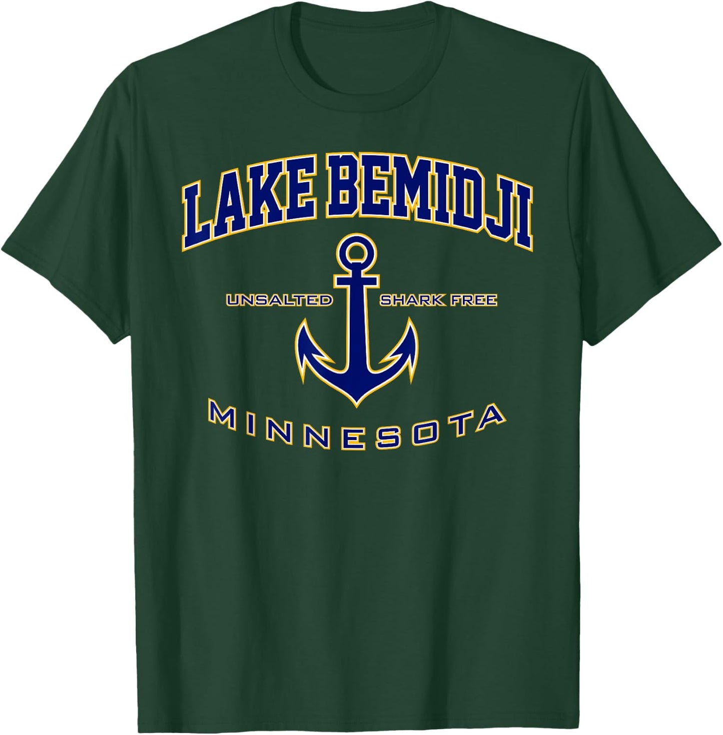 Lake Bemidji MN Shirt , Men, Girls & Boys T-Shirt - T-Shirt | Forest
