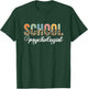 School Psychologist Leopard print Psychology Teacher Cute T-Shirt - T-Shirt | Forest
