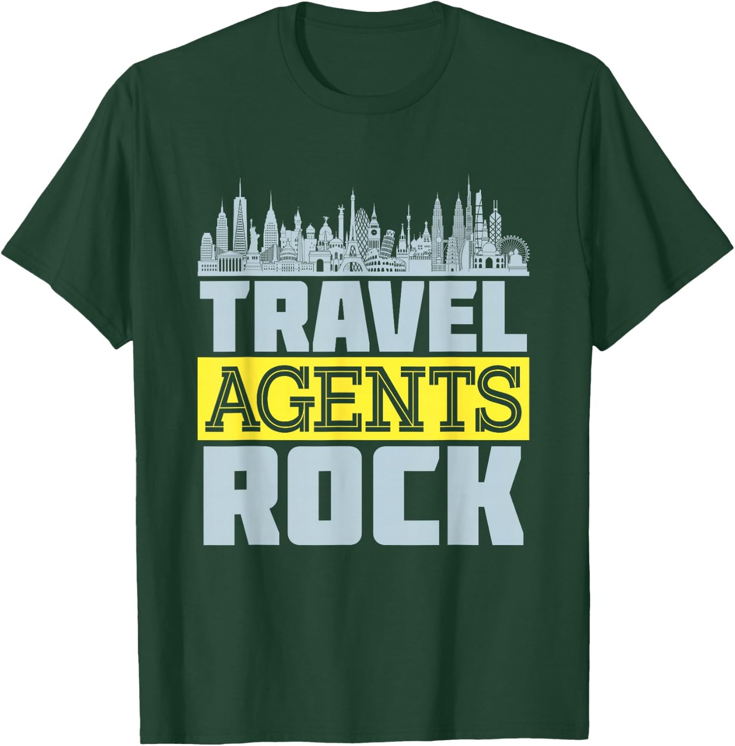 Travel Agent Vacation Planning Planner Agency Staff Gifts T-Shirt - T-Shirt | Forest