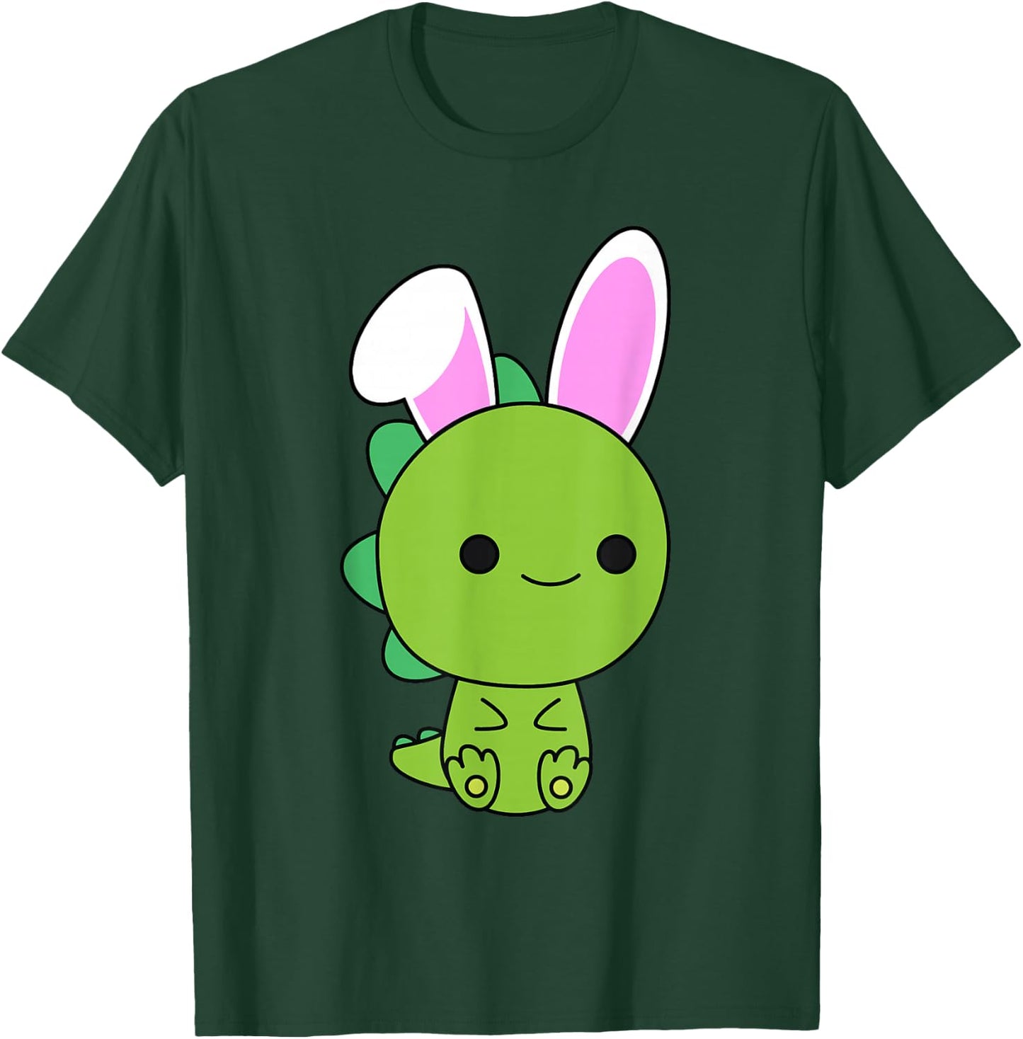 Cute Baby Dinosaur Bunny Rabbit Kawaii Otaku T-Shirt - T-Shirt | Forest
