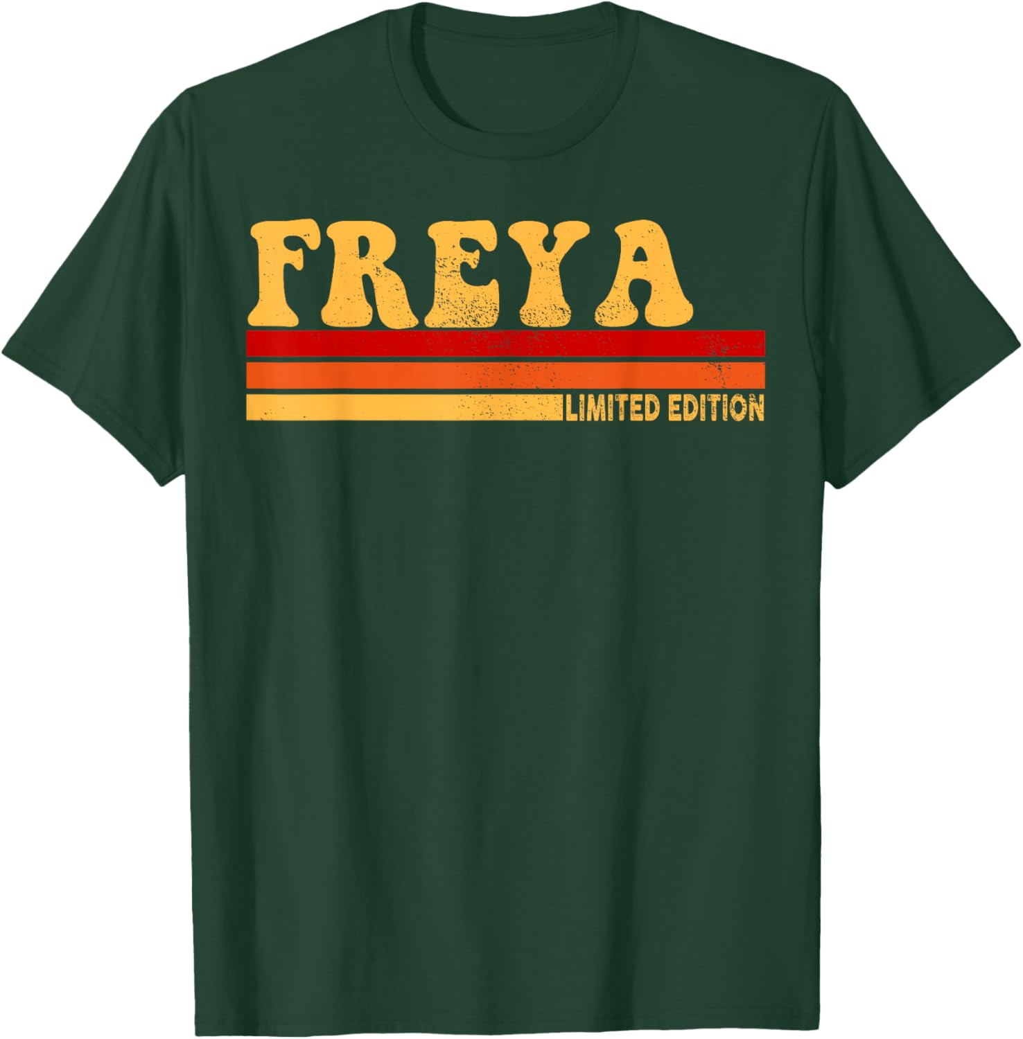 Freya Name Personalized Cute Idea Women Vintage Freya T-Shirt - T-Shirt | Forest