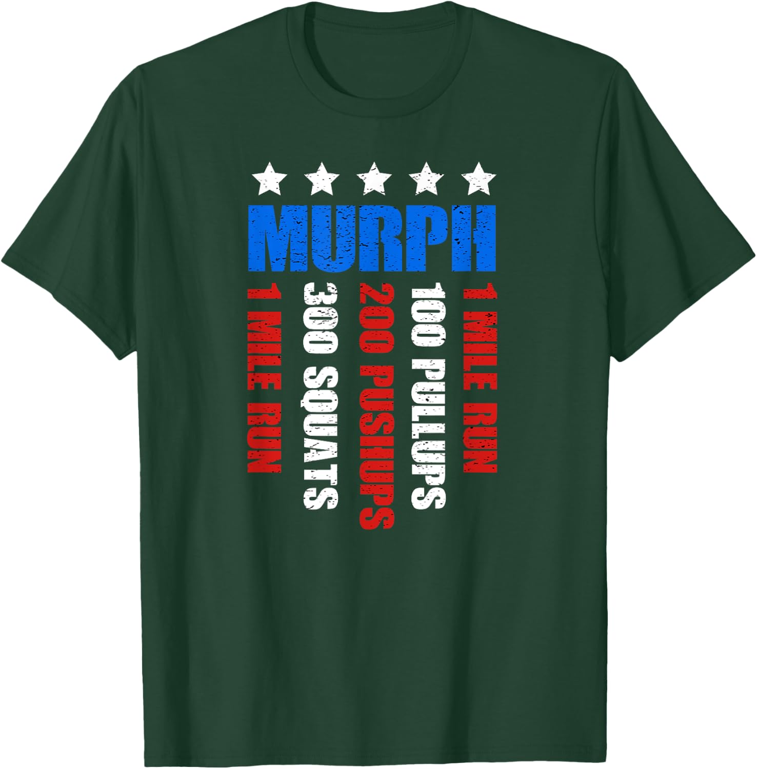 Murph 2021 Memorial Day Workout Patriotic WOD Gift Men T-Shirt - T-Shirt | Forest