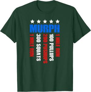 Murph 2021 Memorial Day Workout Patriotic WOD Gift Men T-Shirt - T-Shirt | Forest