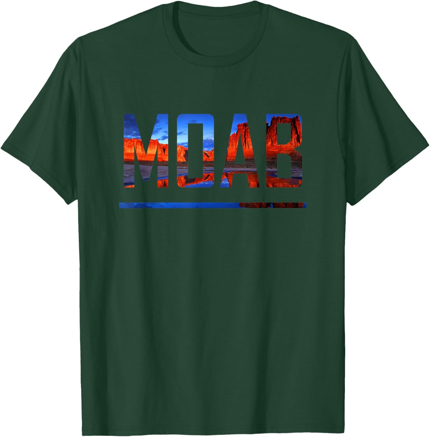 Moab, Utah Scenic Desert Adventure T-Shirt - T-Shirt | Forest