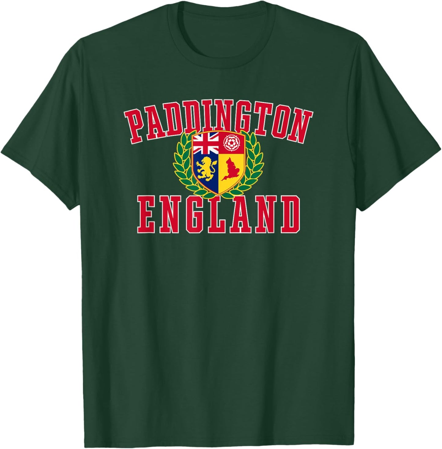 Paddington England Crest T-Shirt - T-Shirt | Forest