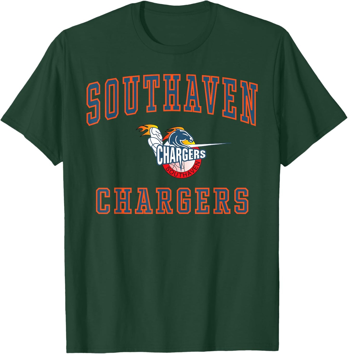 Southaven High School Chargers C1 T-Shirt - T-Shirt | Forest
