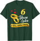 Celebrate 6 Years Of Marriage! 6th Wedding Anniversary T-Shirt - T-Shirt | Forest