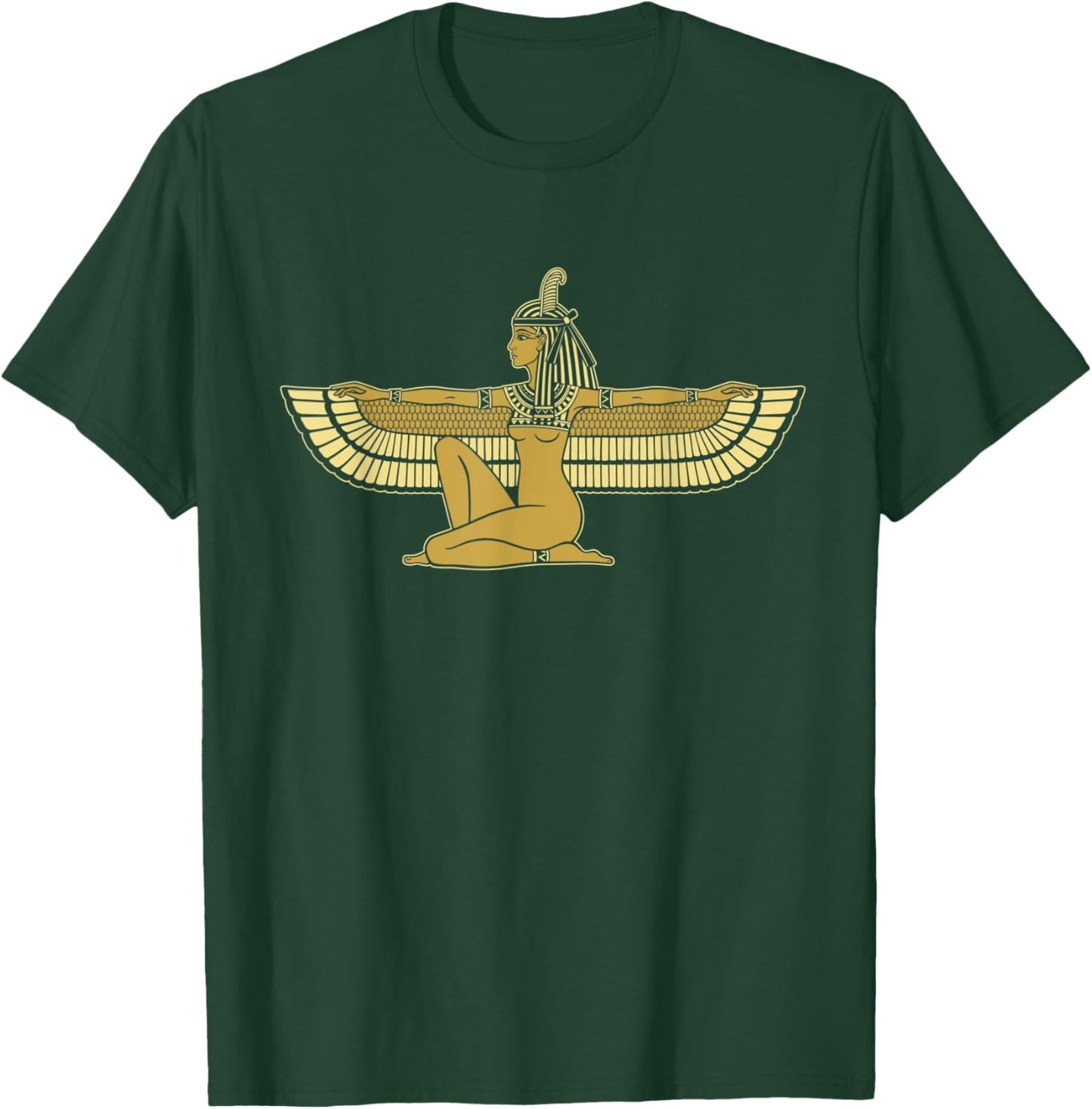 Maat Egyptian God I Egyptian Gods Archeology T-Shirt - T-Shirt | Forest