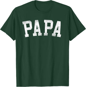 Papa - Classic Bold Font Father's Day Papa T-Shirt - T-Shirt | Forest
