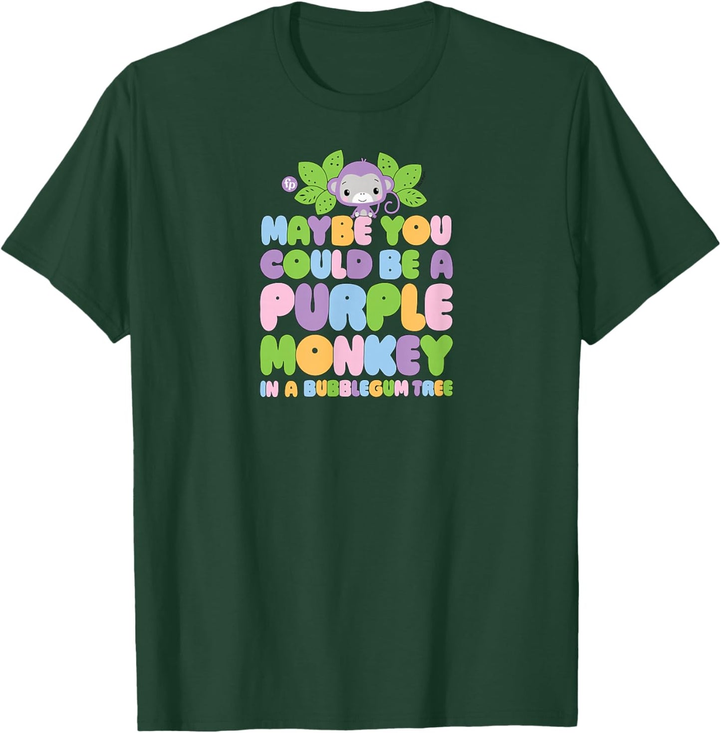Fisher-Price Purple Monkey and Bubblegum Tree Song T-Shirt - T-Shirt | Forest