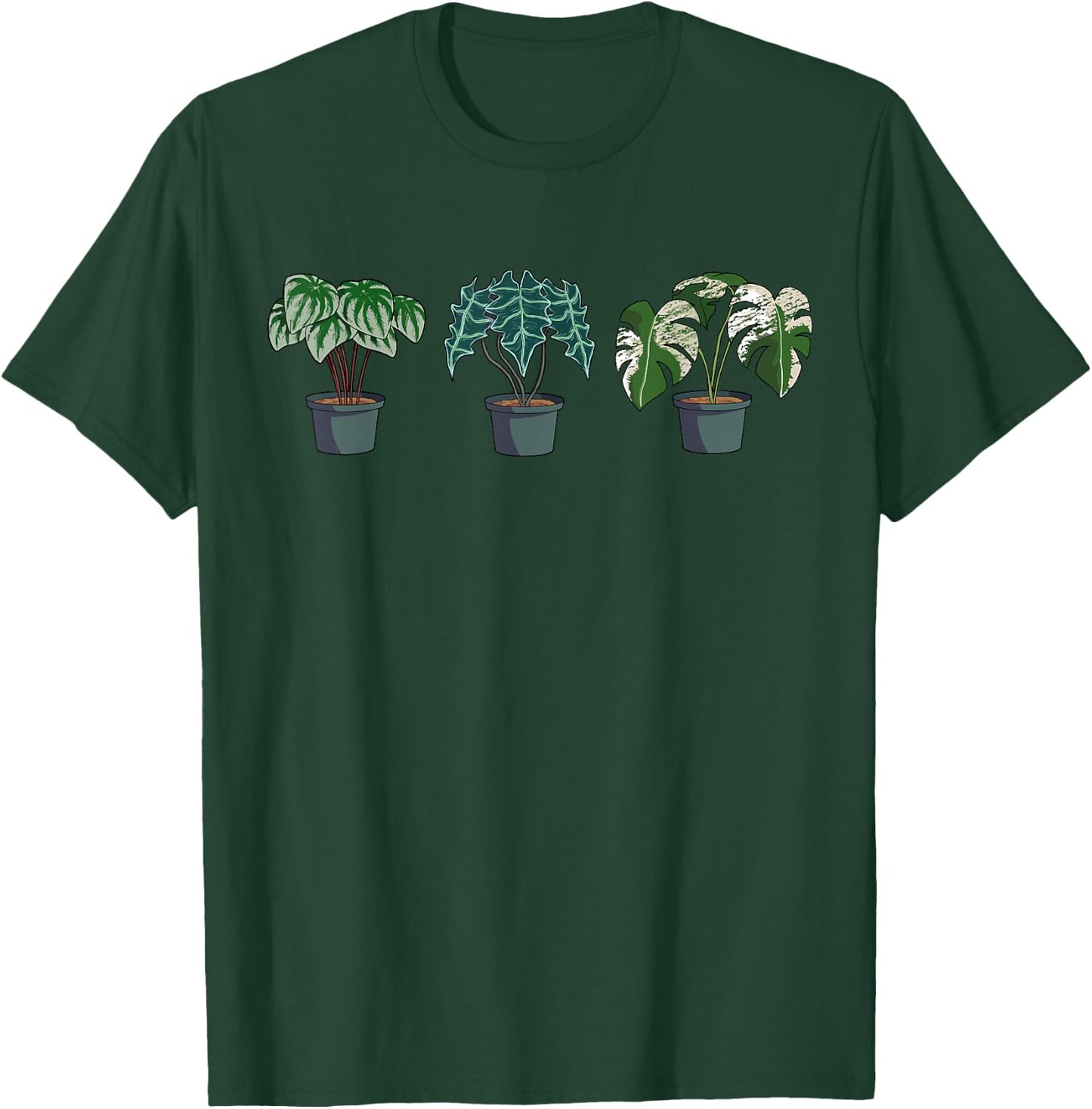 Houseplant Plant Lover Gift Crazy Plant Lady Monstera Mom T-Shirt - T-Shirt | Forest