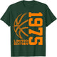 50th BIRTHDAY BASKETBALL LIMITED EDITION 1975 T-Shirt - T-Shirt | Forest
