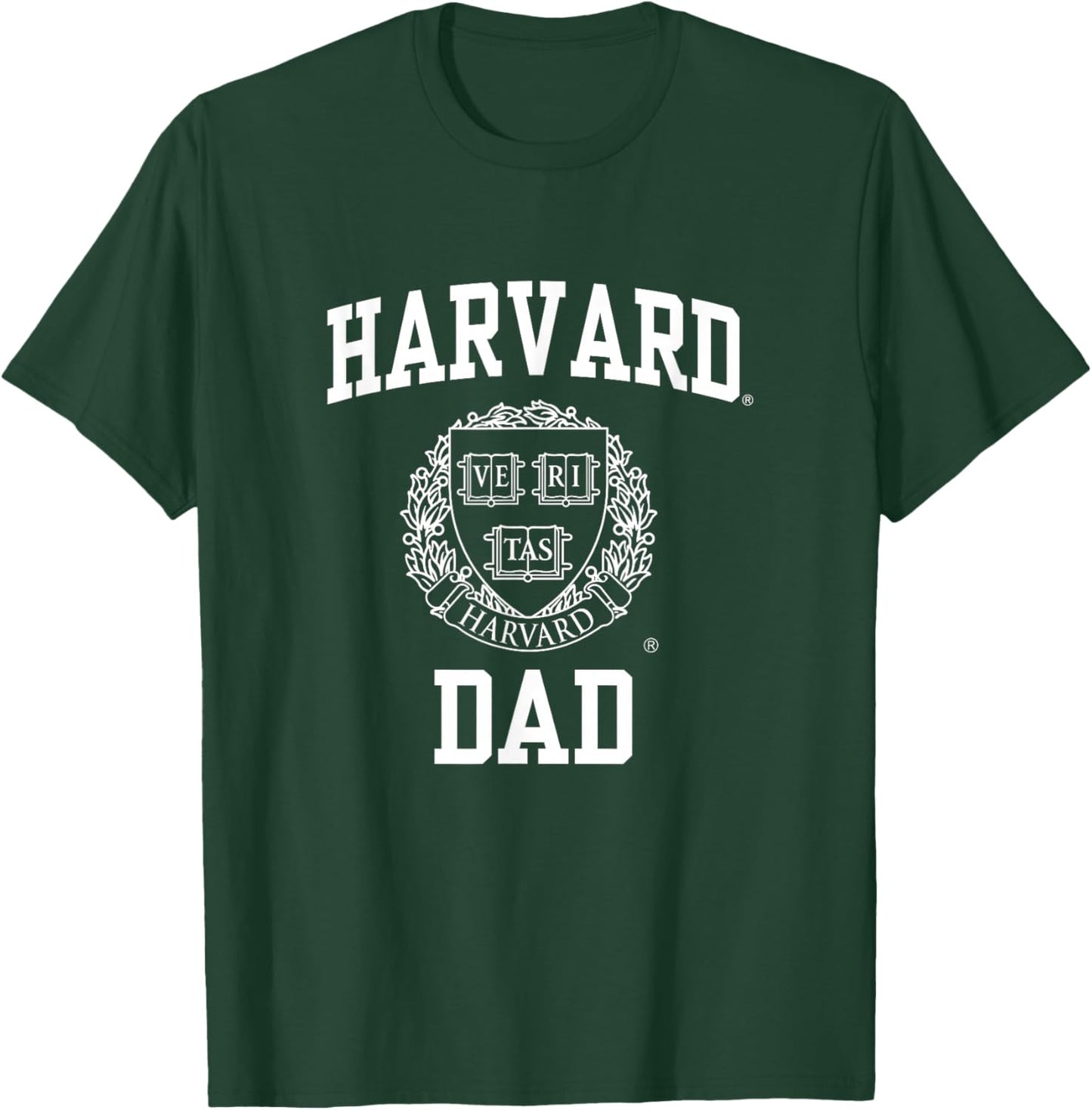 Harvard University Crimson | Official NCAA Dad | OCIMPHVU001 T-Shirt - T-Shirt | Forest