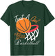 Kids Just A Girl Who Loves Basketball Funny Basketball Girls T-Shirt - T-Shirt | Forest