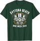 Daytona Beach Bike Week 2024 Retro Motorcycle Skull Design Men Women T-Shirt - T-Shirt | Forest