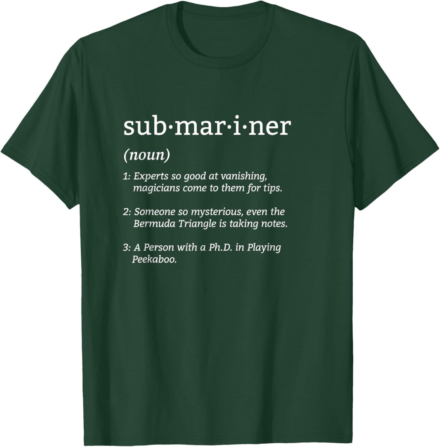 Submariner Definition Submersible Nuclear-powered Submarine T-Shirt - T-Shirt | Forest