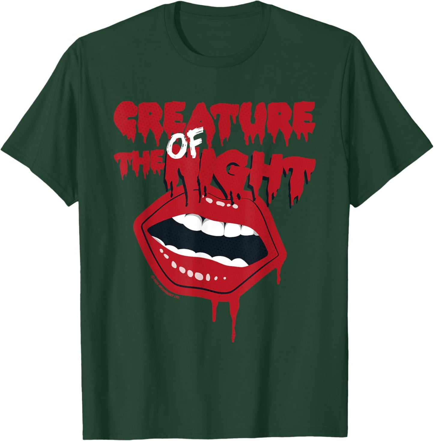 Rocky Horror Show Creature Of The Night Mouth T-Shirt - T-Shirt | Forest
