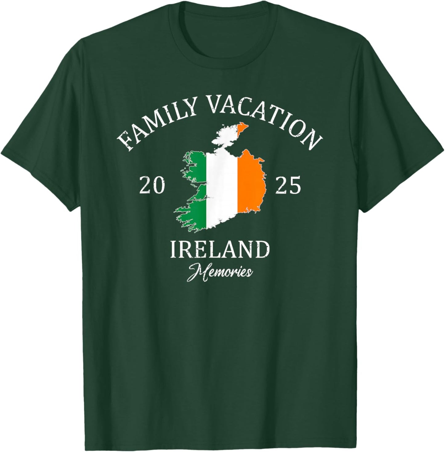 Family Vacation Ireland 2025 | Family Travel Squad T-Shirt - T-Shirt | Forest