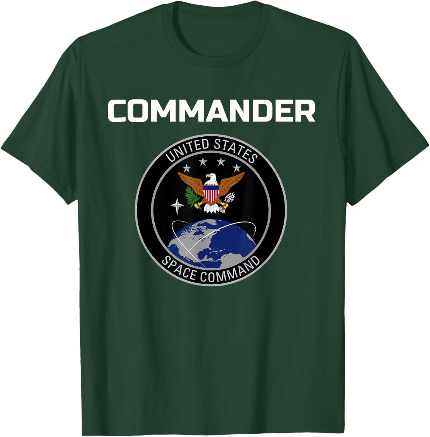 Commander United States Space Command T-Shirt - T-Shirt | Forest