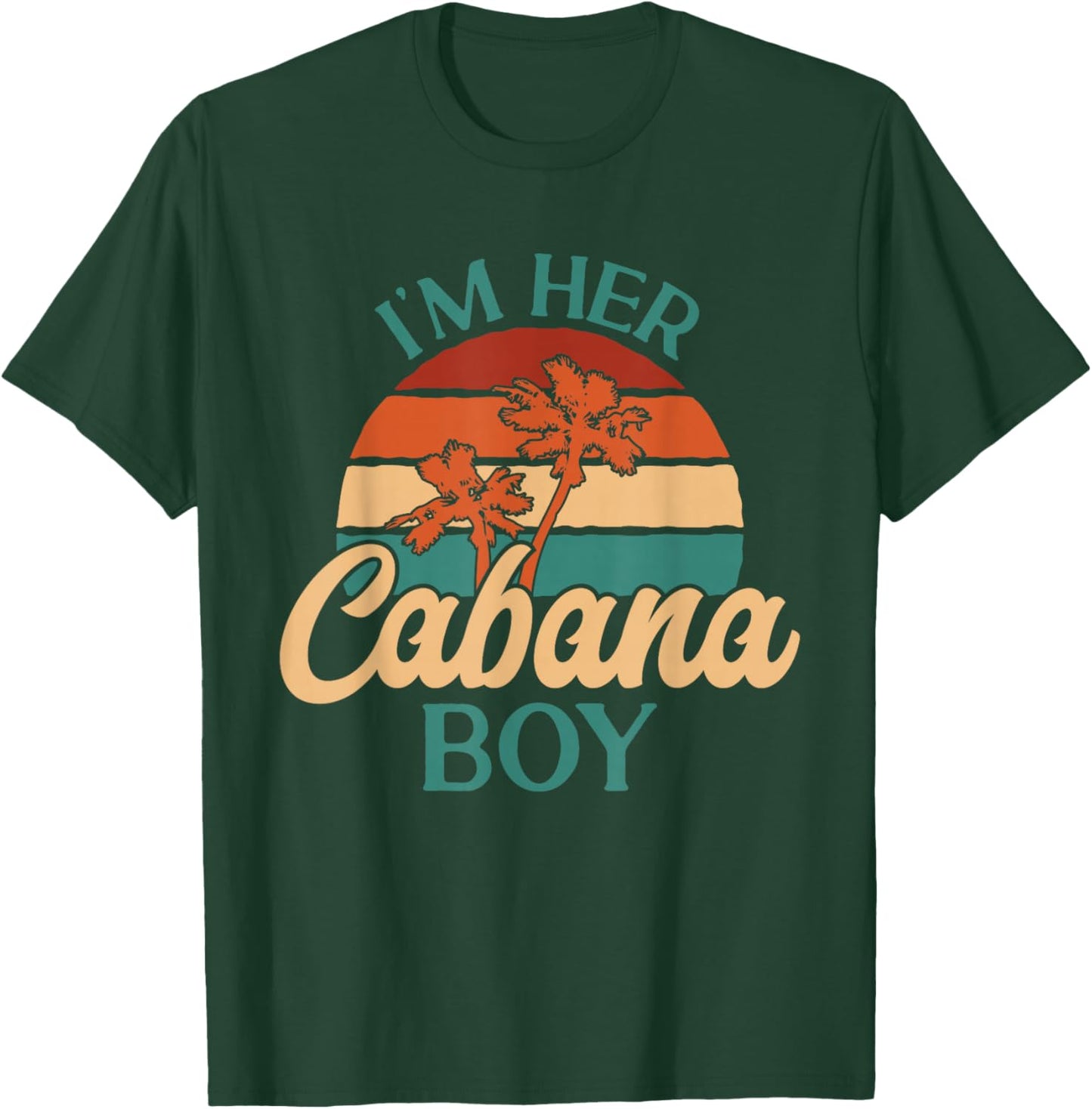 Cabana Boy Beach Bartender Cabana Boy T-Shirt - T-Shirt | Forest