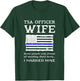 Proud TSA Officer Wife Patriotic Wives Husband American USA Women Kids Men T-Shirt - T-Shirt | Forest