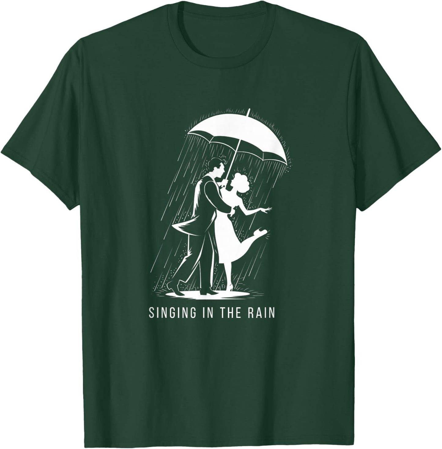 Singing in the Rain Retro Musical Theatre Tap Dance Broadway T-Shirt - T-Shirt | Forest