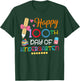 100 Days Of Kindergarten Happy 100th Day Of School Teachers T-Shirt - T-Shirt | Forest