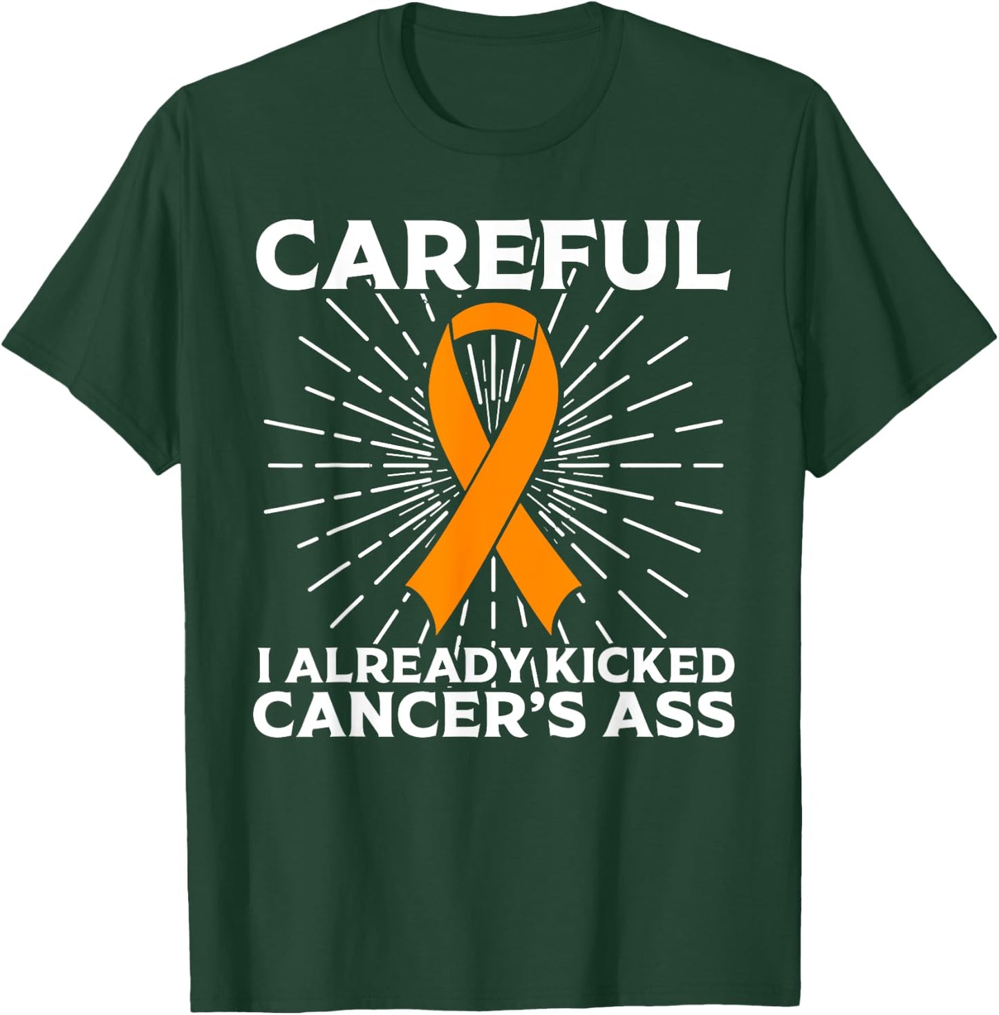 Funny Leukemia Cancer Awareness Gift Women Survivors T-Shirt - T-Shirt | Forest