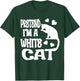 Pretend I'm A White Cat Funny Halloween Costume T-Shirt - T-Shirt | Forest