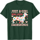 Just A Girl Who Loves Dachshunds Funny Cute Doxie Dog Gift T-Shirt - T-Shirt | Forest
