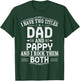 Dads Pappy - Gift First Time Pappy T-Shirt - T-Shirt | Forest