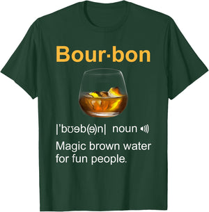 Funny Bourbon Drinking Quote Kentucky Gift Women T-Shirt - T-Shirt | Forest