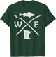 Walleye Fishing - Minnesota Walleye Fishing Compass Gift T-Shirt - T-Shirt | Forest